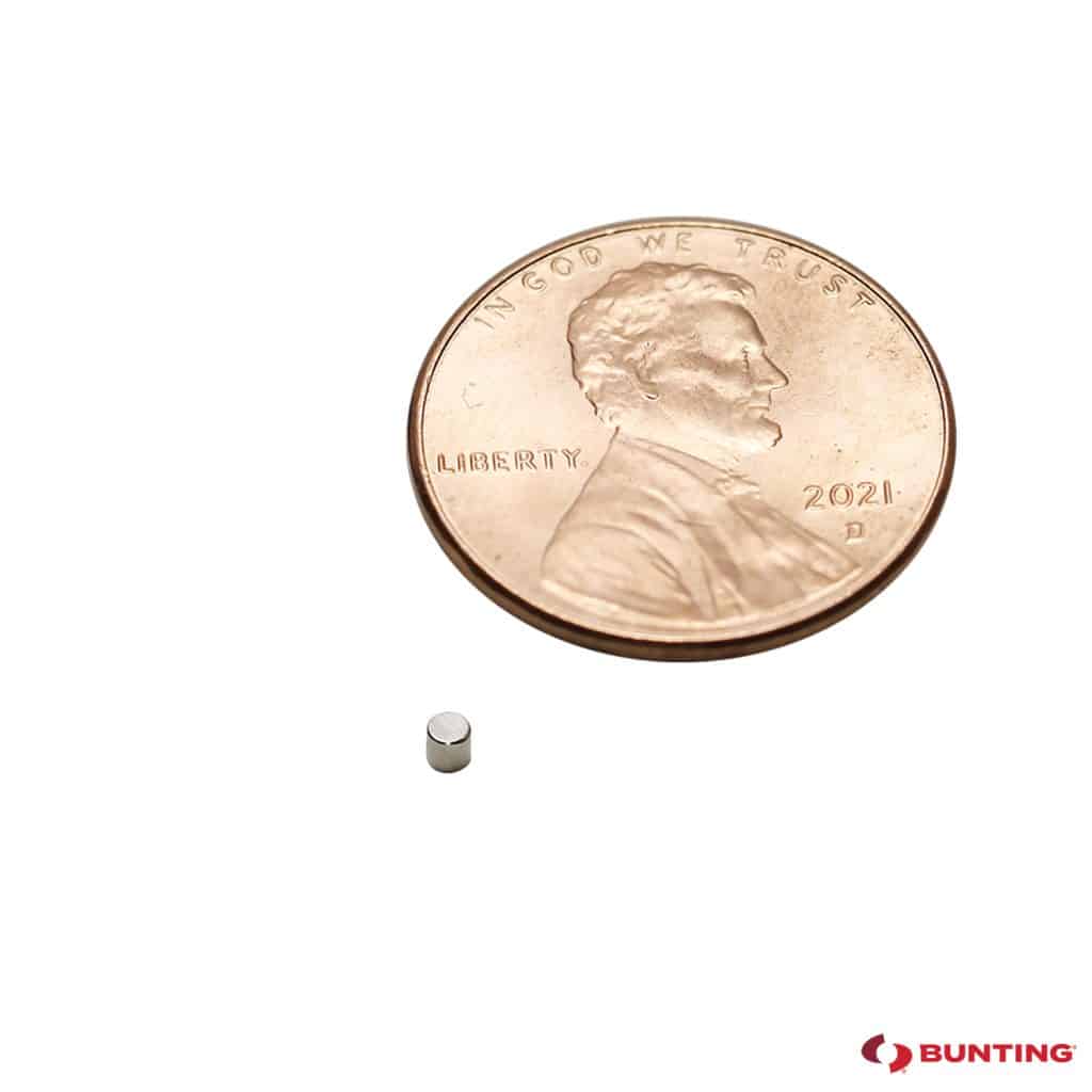 Neodymium Disc Magnets, N52, Plated