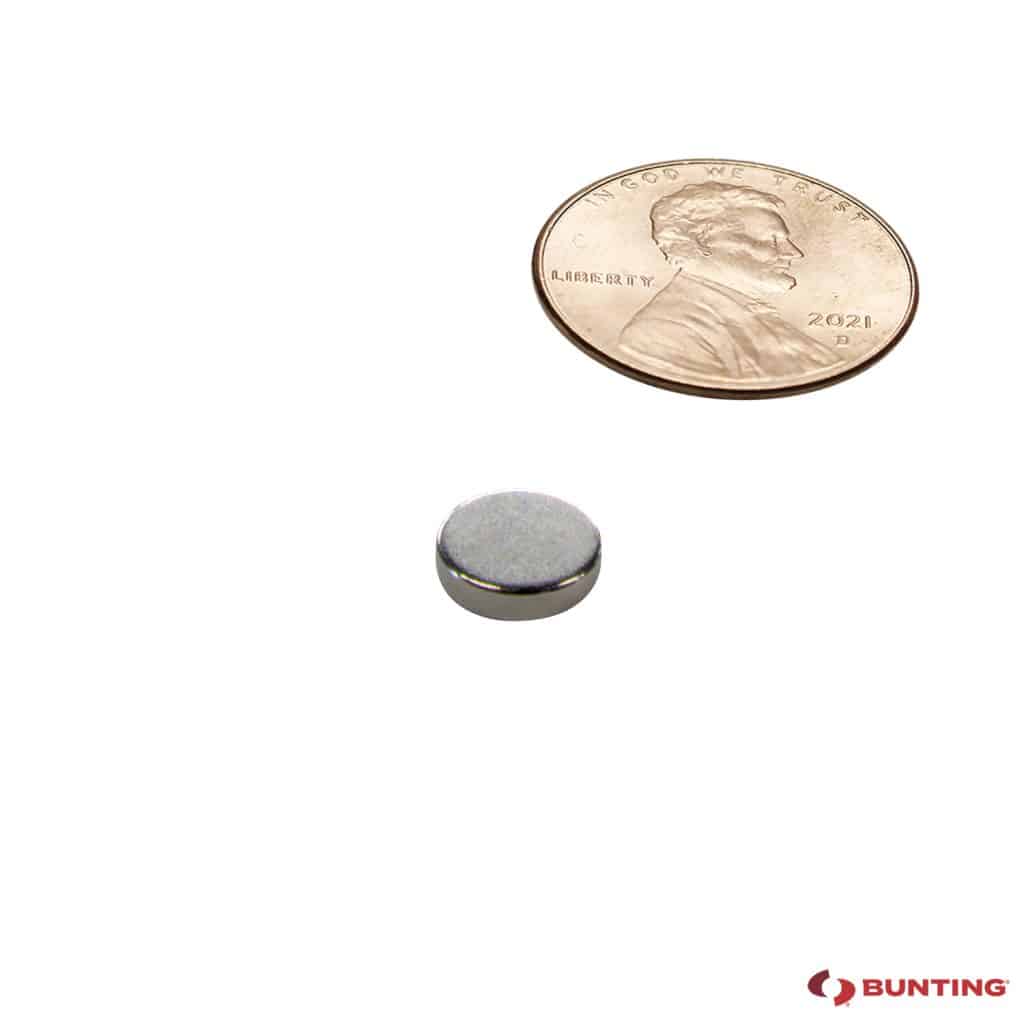 Neodymium Disc Magnets, N52, Plated