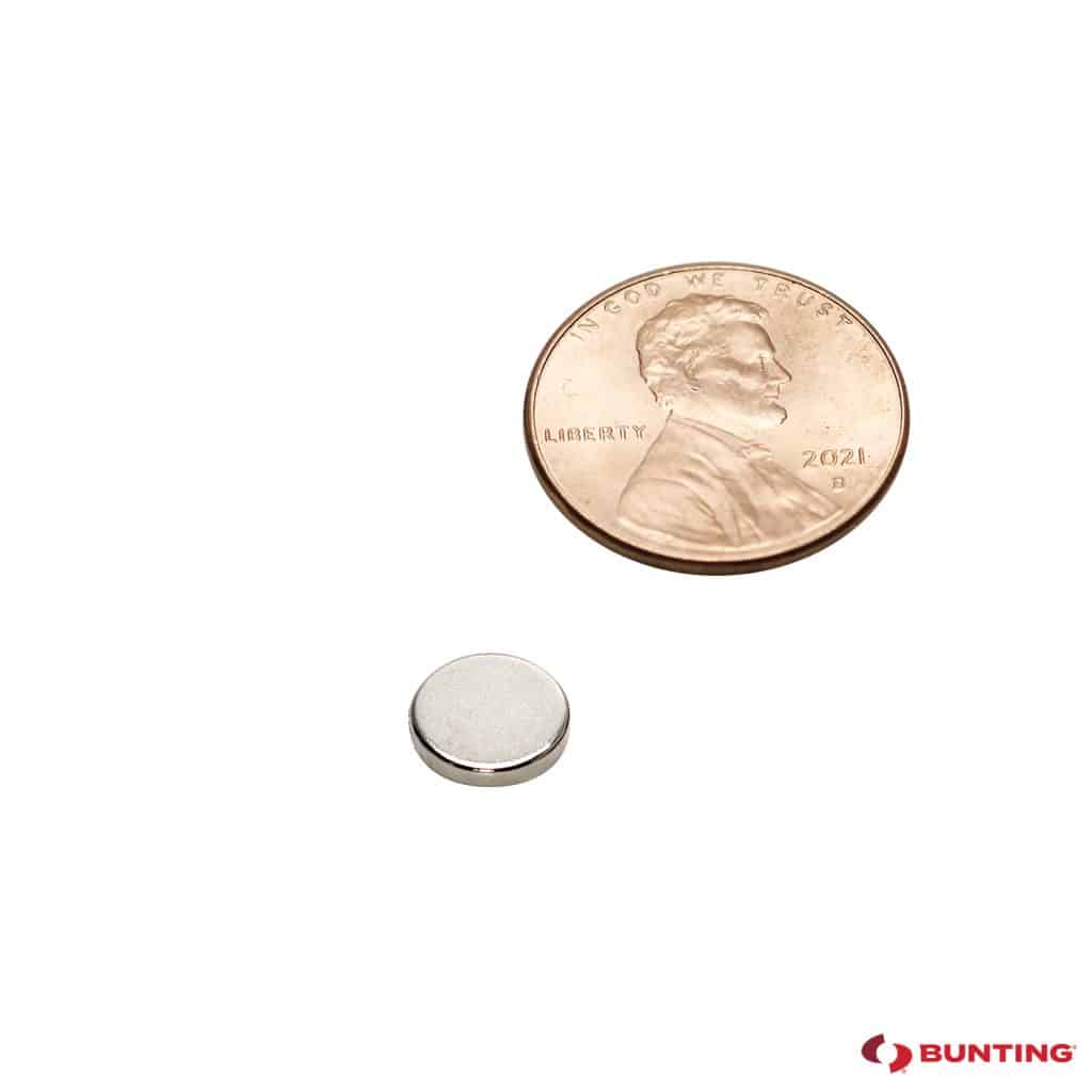 Neodymium Disc Magnets, N52, Plated
