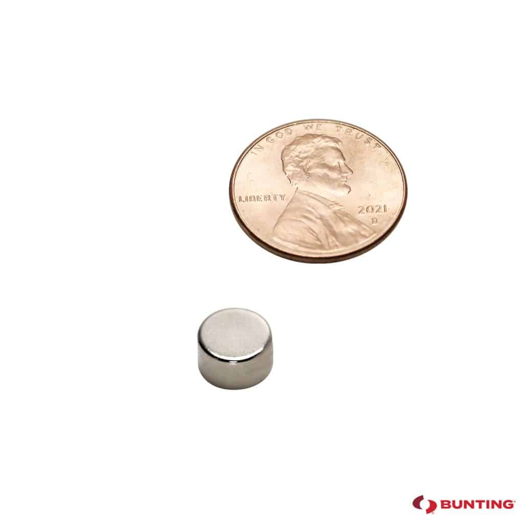 Neodymium Disc Magnets, N52, Plated