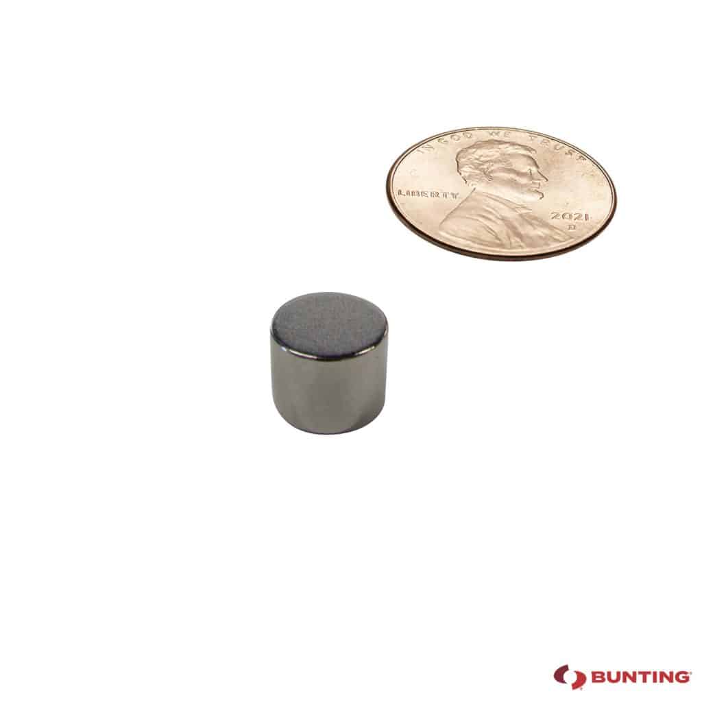 Neodymium Disc Magnets, N52, Plated