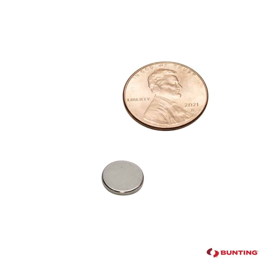 Neodymium Disc Magnets, N52, Plated