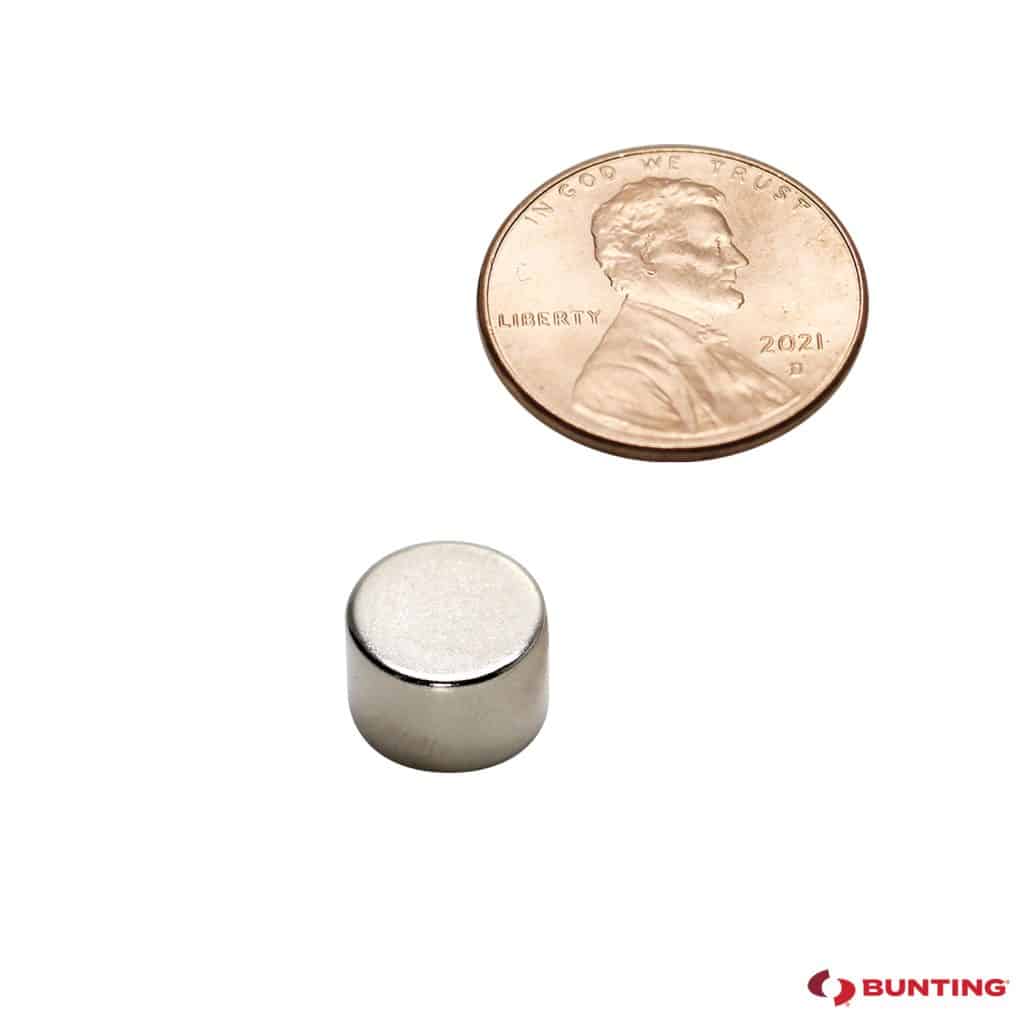 Neodymium Disc Magnets, N52, Plated