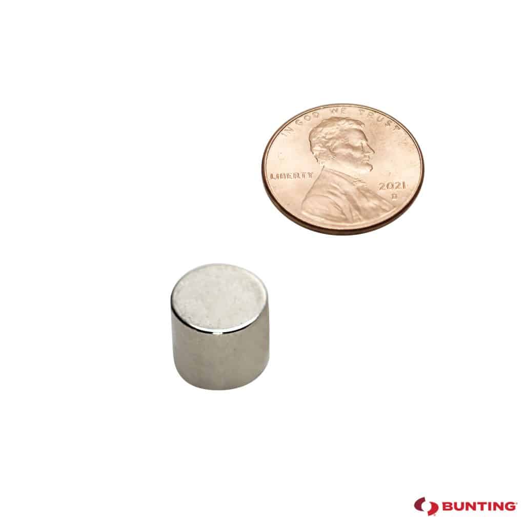 Neodymium Disc Magnets, N52, Plated