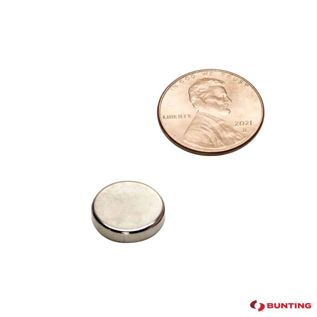 Neodymium Disc Magnets, N52, Plated