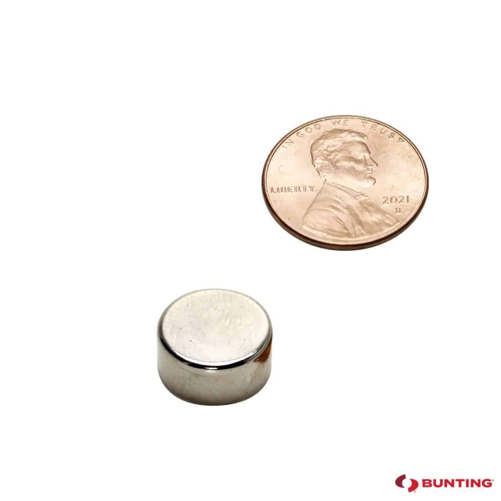 Neodymium Disc Magnets, N52, Plated