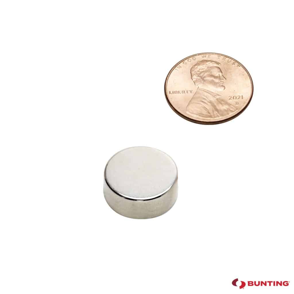 Neodymium Disc Magnets, N52, Plated