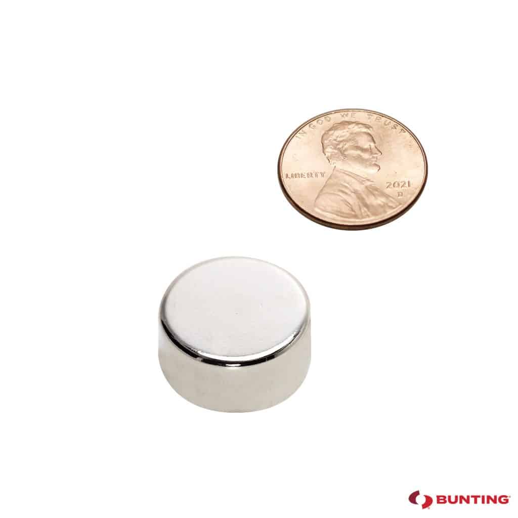 Neodymium Disc Magnets, N52, Plated